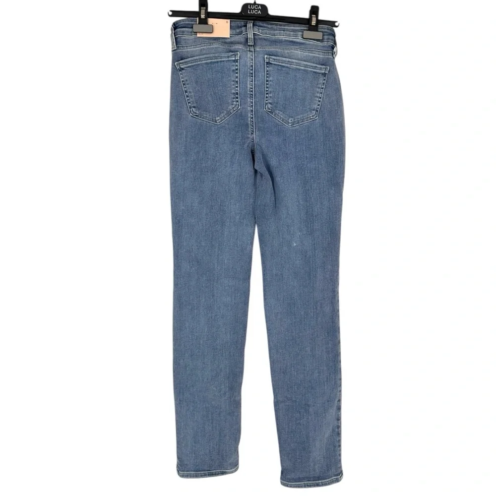 NYDJ Sheri Slim Jeans in Haley Wash size 0 NWT Stretch Pockets Medium Wash - Picture 9 of 14
